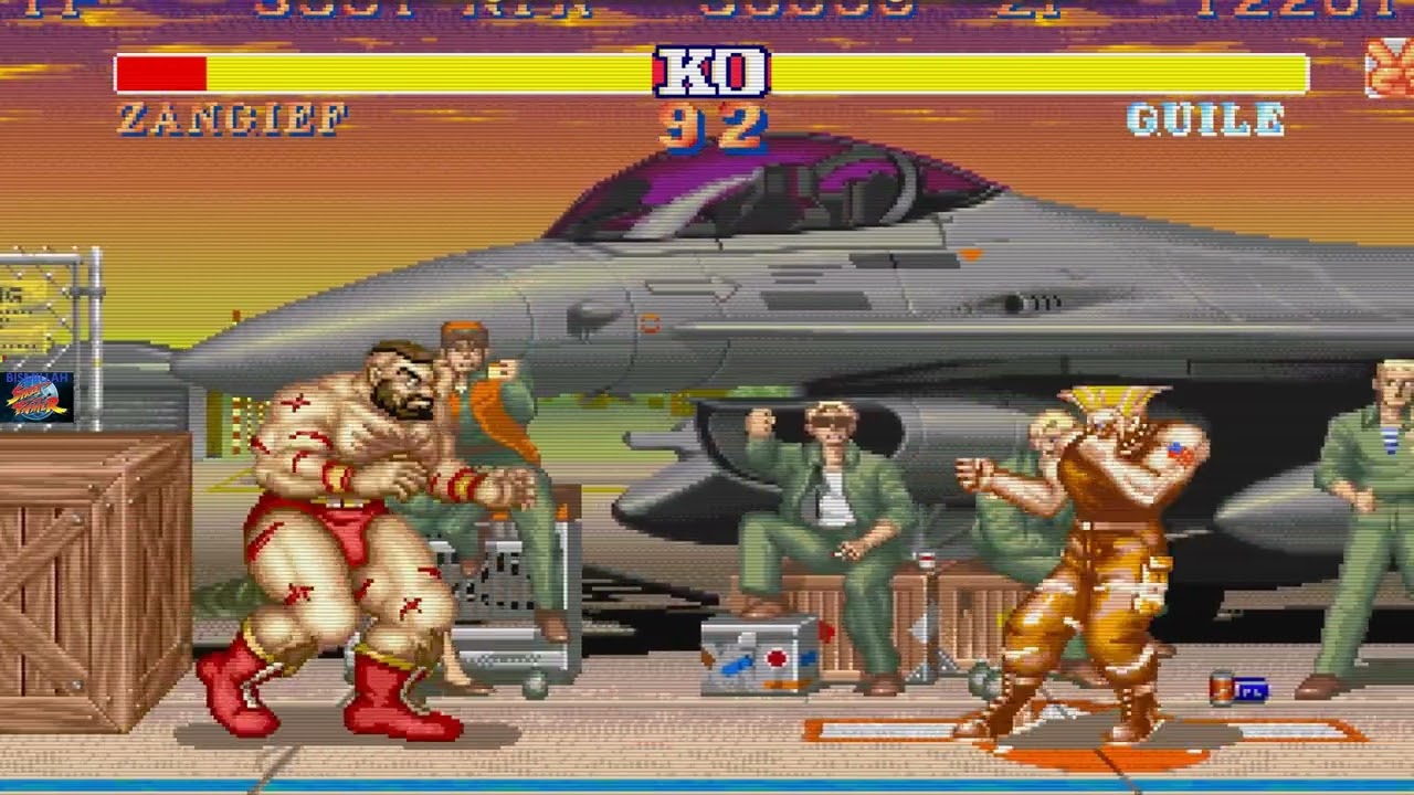 Zangief vs Guile Street Fighter SF L28022026-16 #streetfighter #arcade #sega