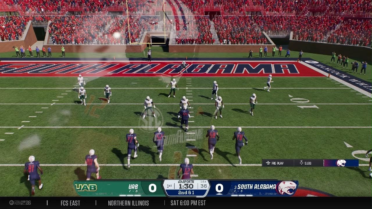 South Alabama rebuild year 7 game 2