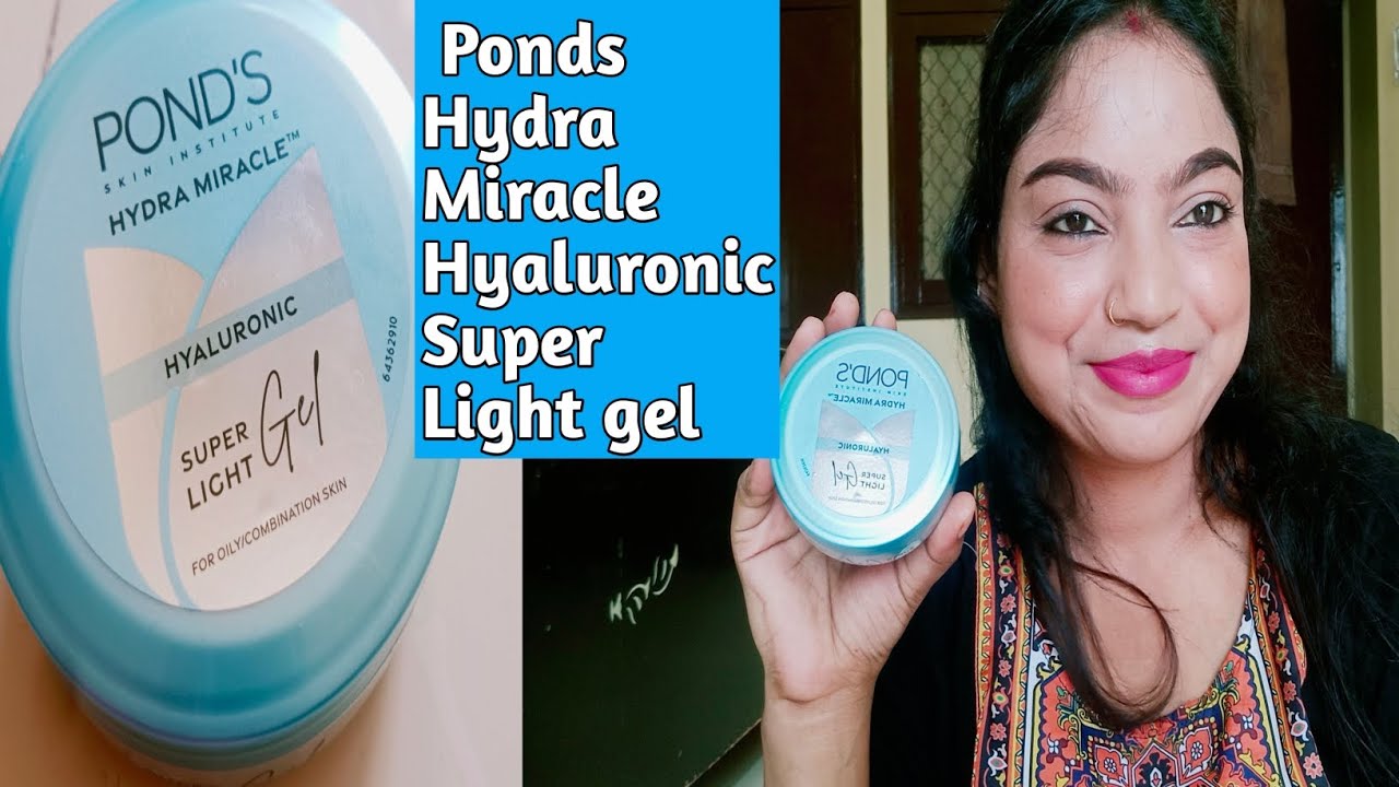 Ponds Hydra Miracle Hyaluronic Super Light gel Review |for oily skin | Akku lifestyle vlogs