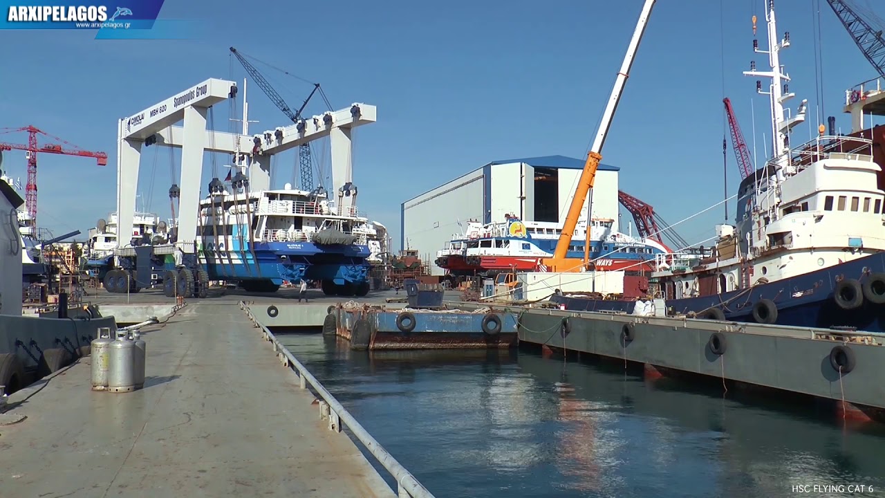 Flying Cat 6 (High Speed Craft) Dry docking
