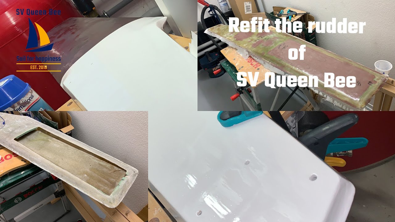 Refit the Rudder and fill it with new foam -  EP045