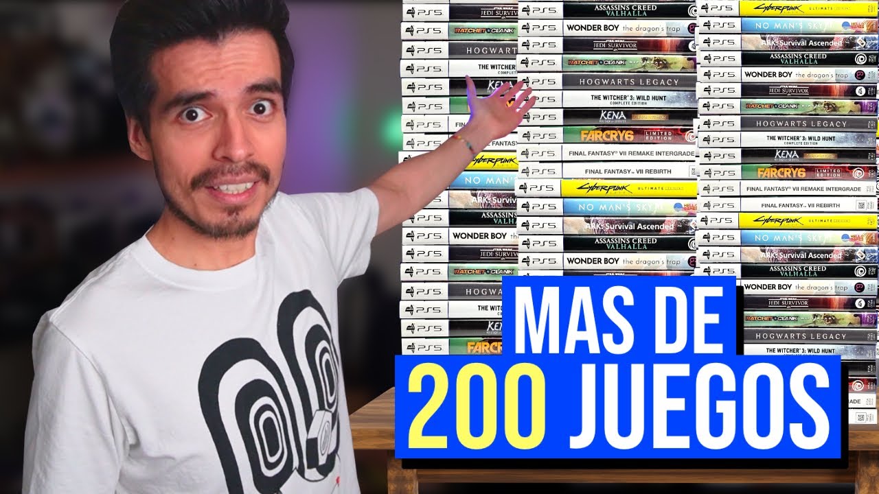 estos son TODOS MIS JUEGOS de Playstation 5 en pleno 2026 (en físico)
