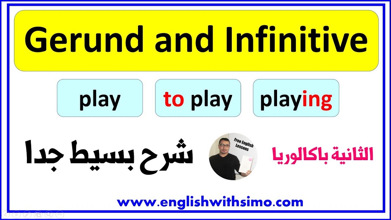 Gerund and Infinitive Second Year Baccalaureate By English With Simo