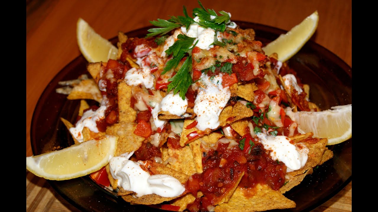 Zapiekane nachos z serem