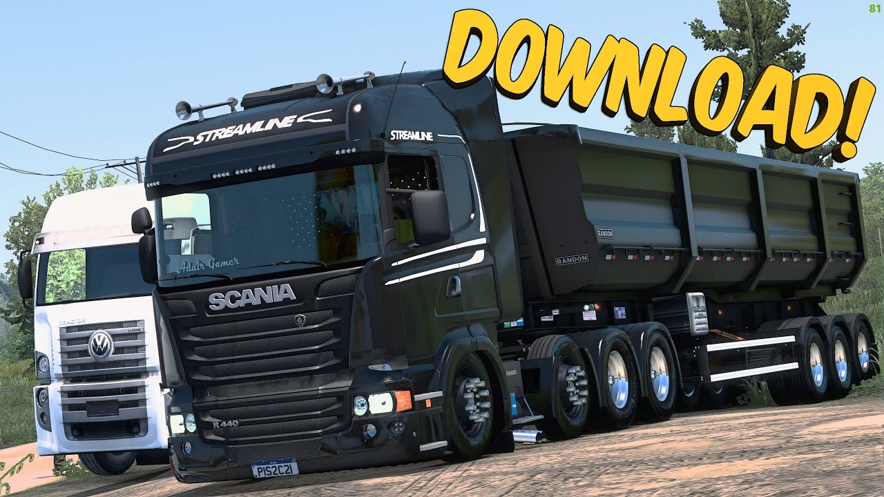 SCANIA R-440 NO SUFOCO -SERRA BRUTA DA PEDREIRA - ETS 2 MODS BRASILEIROS