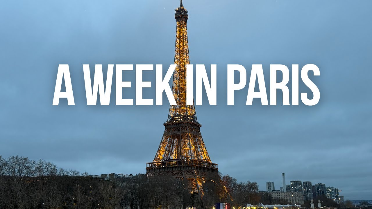 A Week in Paris | cafés ☕️🥐, walks 🚶🏻‍♀️🗼 & slow days ✨🇫🇷