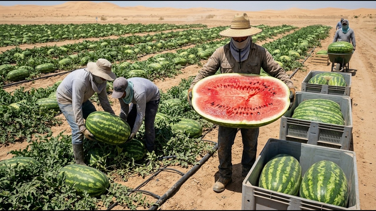 Growing Watermelons In The Desert – A Bizarre Thing That Shocks Everyone!