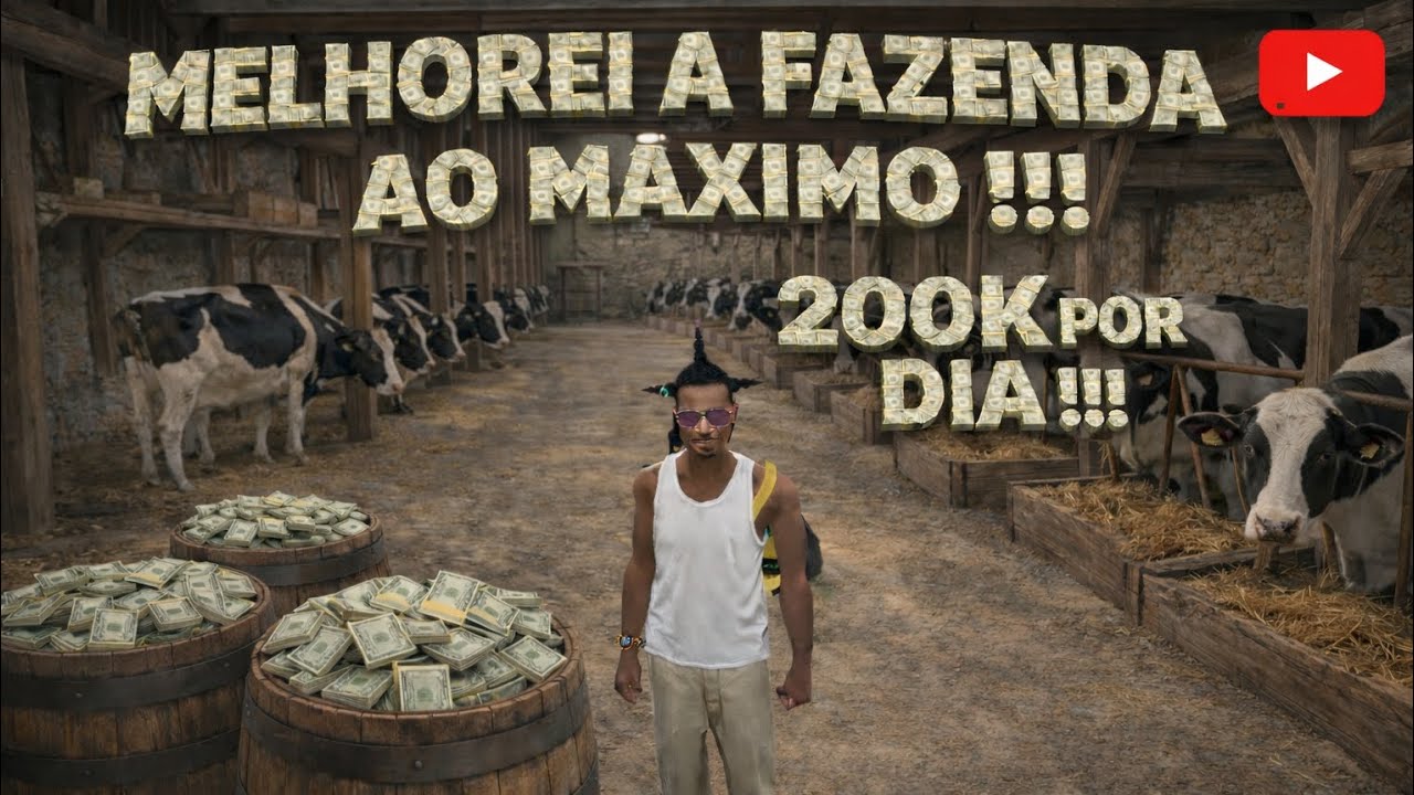 200k Por Dia Com a Fazenda !!! No Live Rússia Ep.32