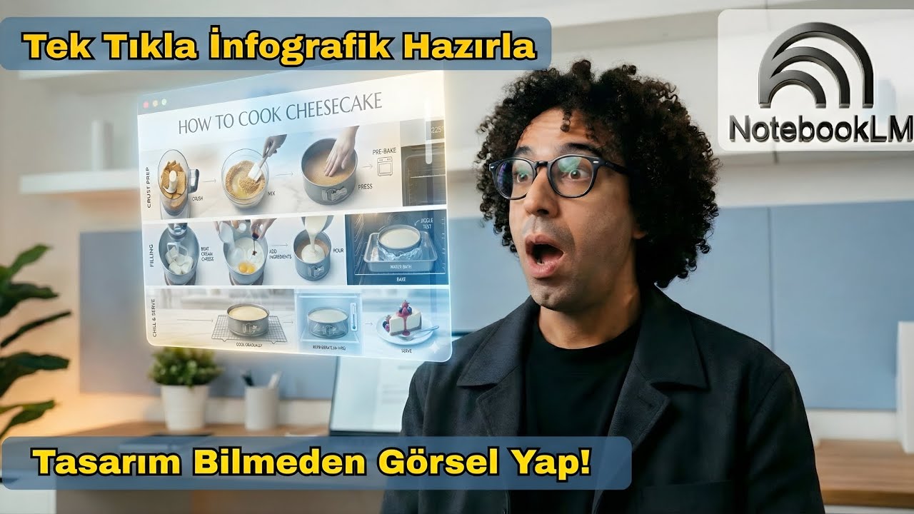 NotebookLM Tek Tıkla İnfografik Hazırla Tasarım Bilmeden Görsel Yap