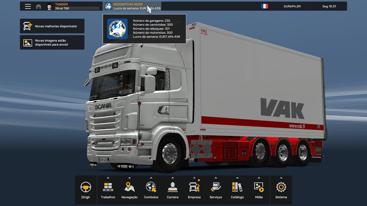 002/03/0102/2026/4896 RODONITCHO MODS ETS2 1.58.1.4S PROFILE TANDEM 1.0 1.58 08 03 2026