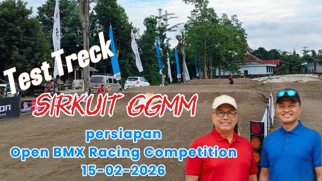 Intip PERSIAPAN KEJUARAAN BALAP BMX PIALA BUPATI BLITAR🔥SIRKUIT GGMM TOGOGAN SRENGAT BLITAR