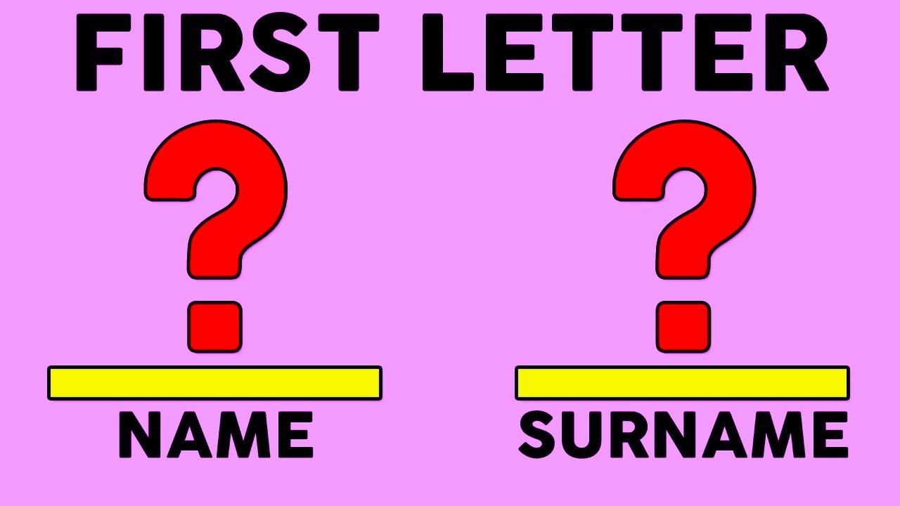 What Are The Initials Of Your Future Boyfriend / Girlfriend? Love Personality Test | Mister Test