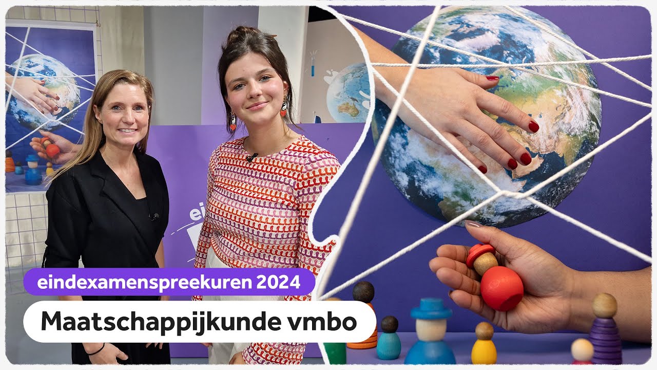 Eindexamenspreekuur maatschappijkunde vmbo gl/tl met Nina en Mariëlle