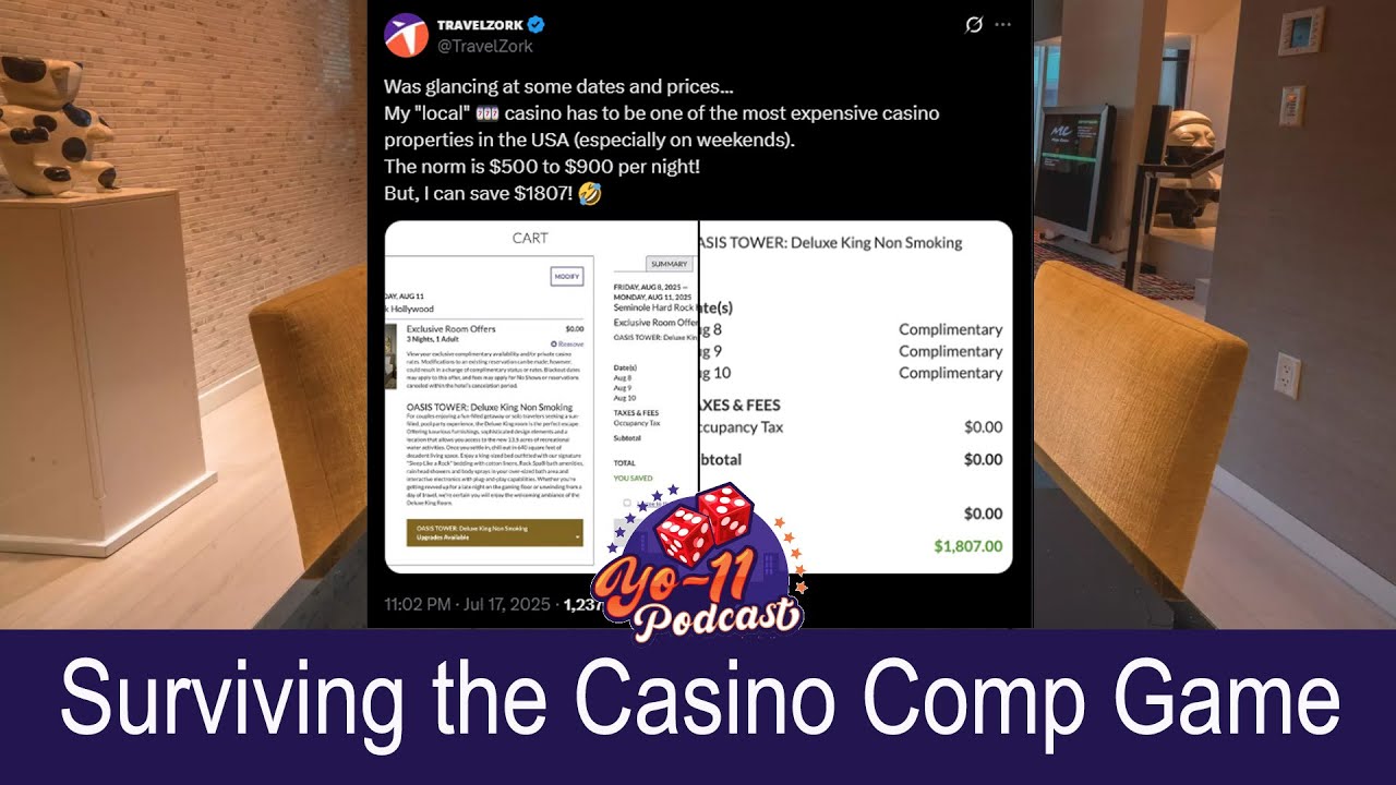 Master The (Vegas) Casino Comp (Perks) Game - Yo-11 Podcast (E150S6)