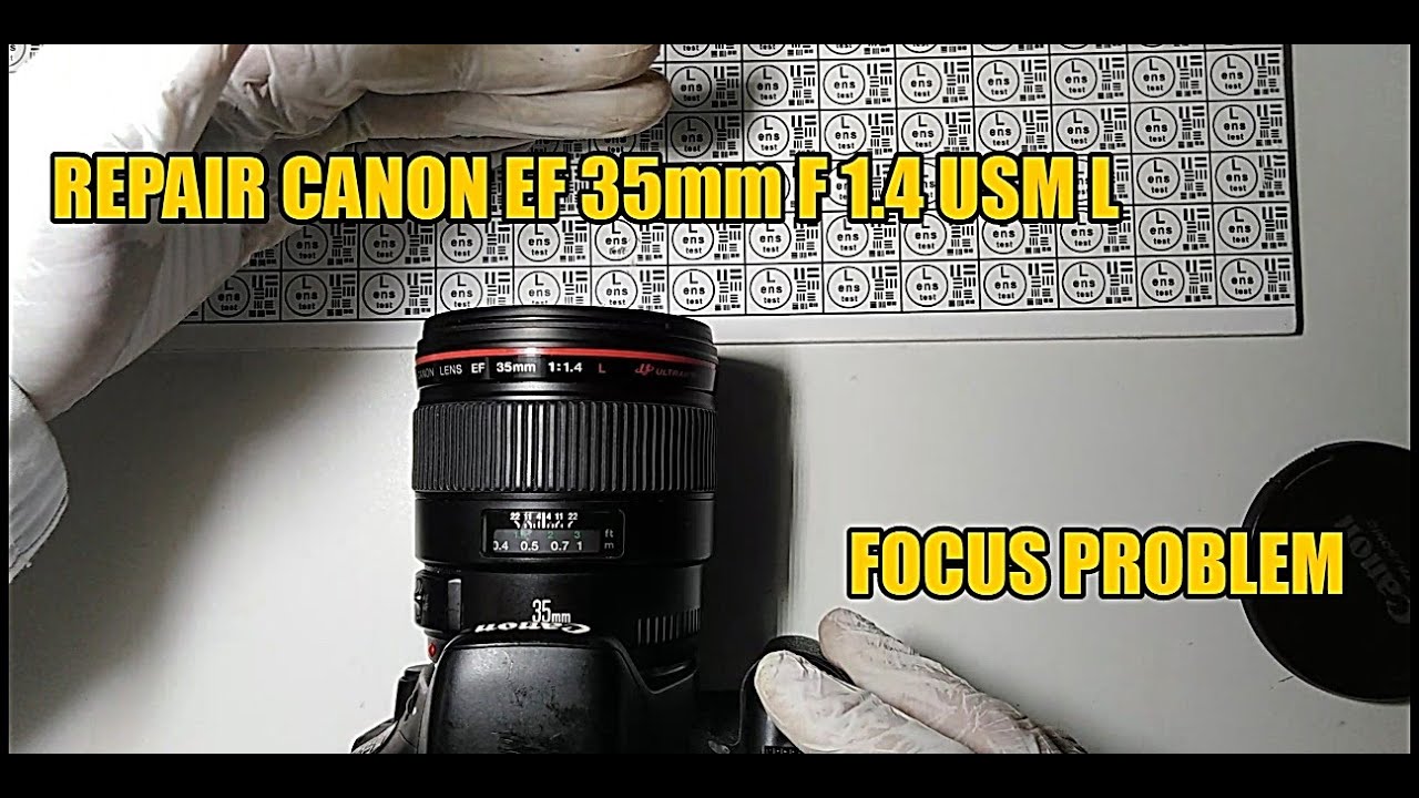 Repair canon 35mm f1.4 usm (autofocus problem)