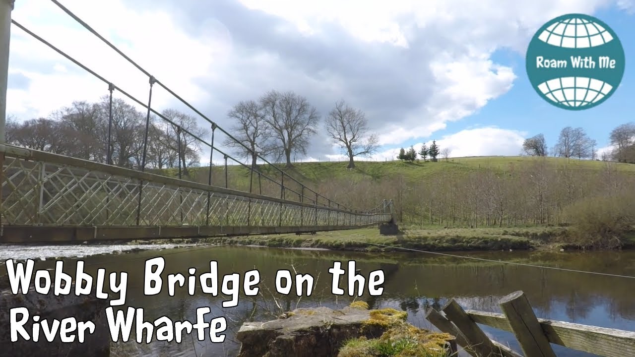 Walking from Hebden to the Suspension Bridge on the River Wharfe in the Yorkshire Dales
