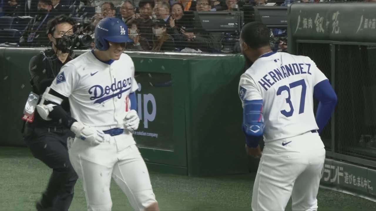 Dodgers Hit 3 Home Runs, Score 5 Runs in 3rd vs Yomiuri Giants!