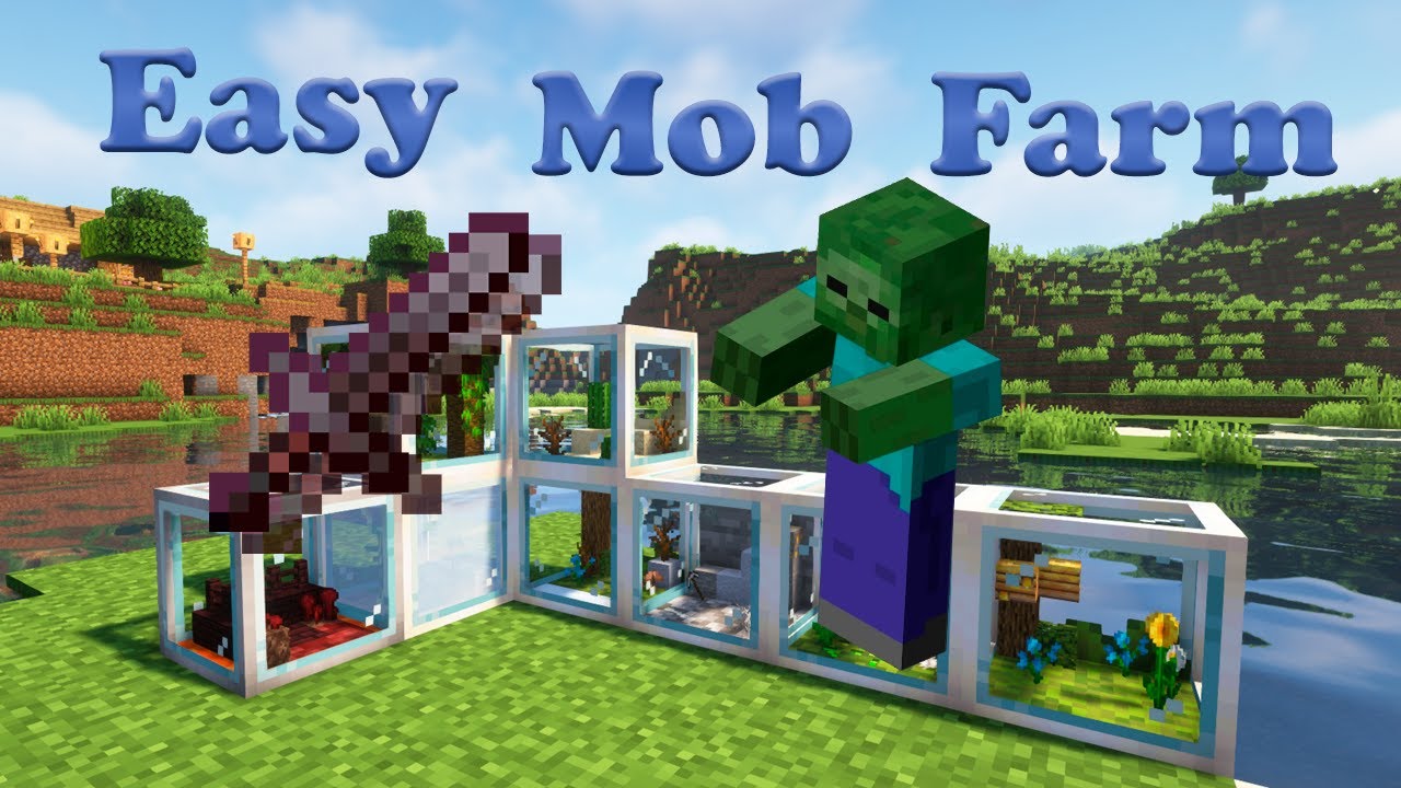 ЛЁГКАЯ ДОБЫЧА МОБОВ | Обзор мода EASY MOB FARM 1.18.2