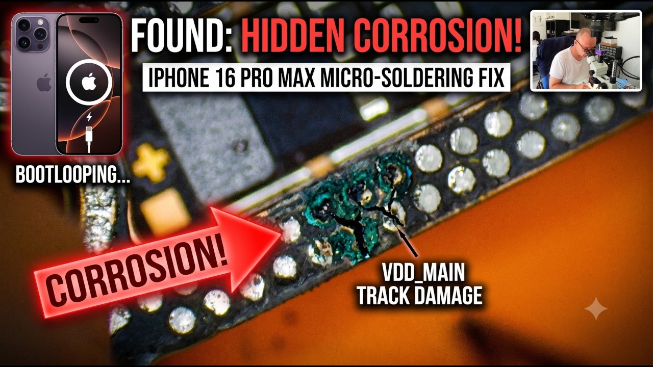 Hidden Water Damage Killed this iPhone 16 Pro Max (Bootloop Fix!)