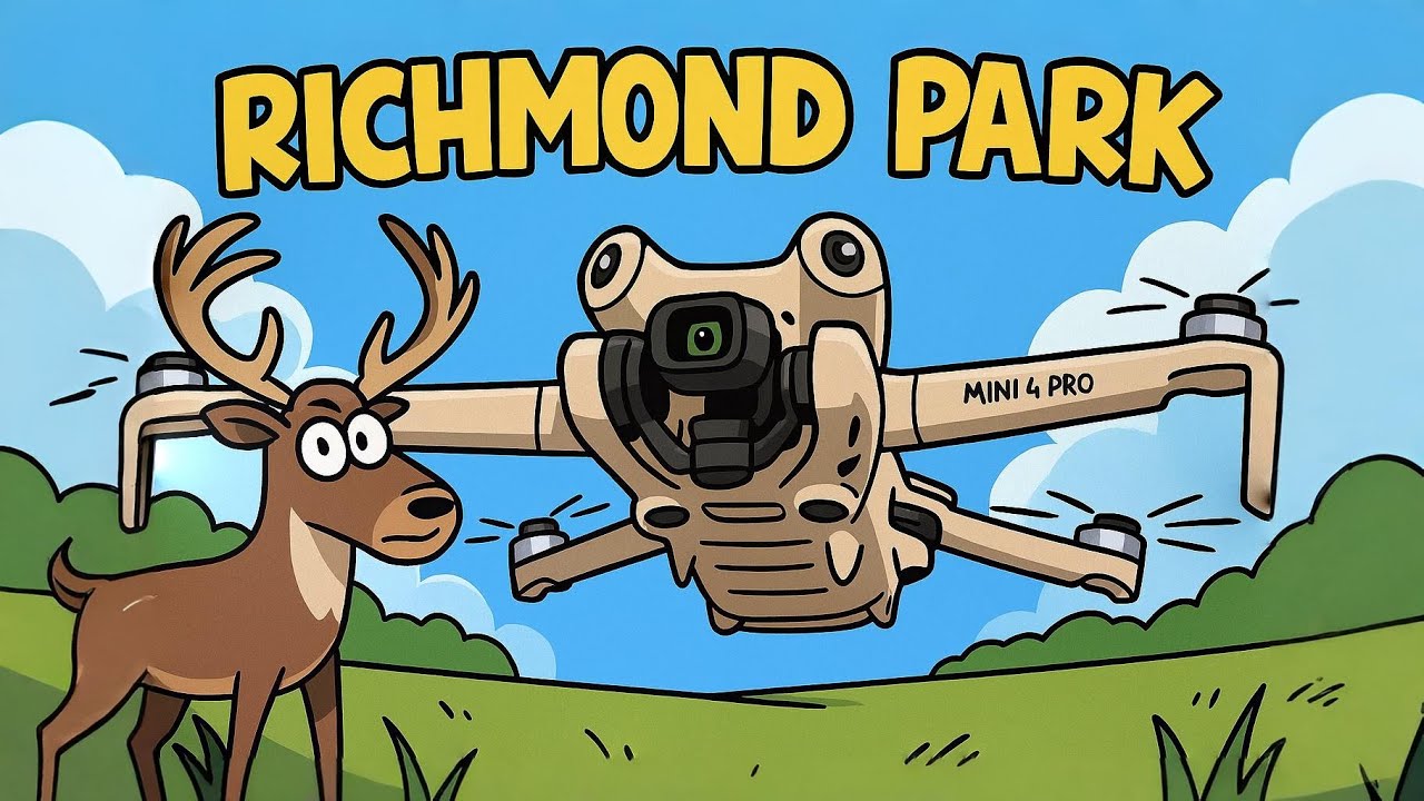 Exploring Richmond Park from above with DRONES and DEER Herds | Wildlife & Scenic Views