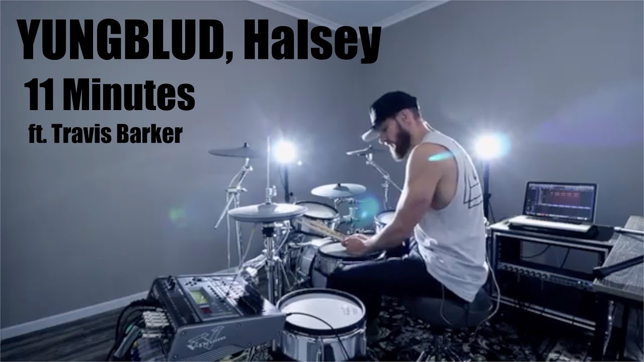 YUNGBLUD, Halsey - 11 Minutes ft. Travis Barker - Drum Cover - Shane Holmes