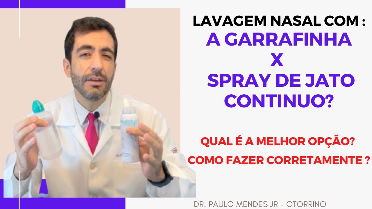 Garrafinha vs Spray: Qual é o Melhor para Lavagem Nasal?