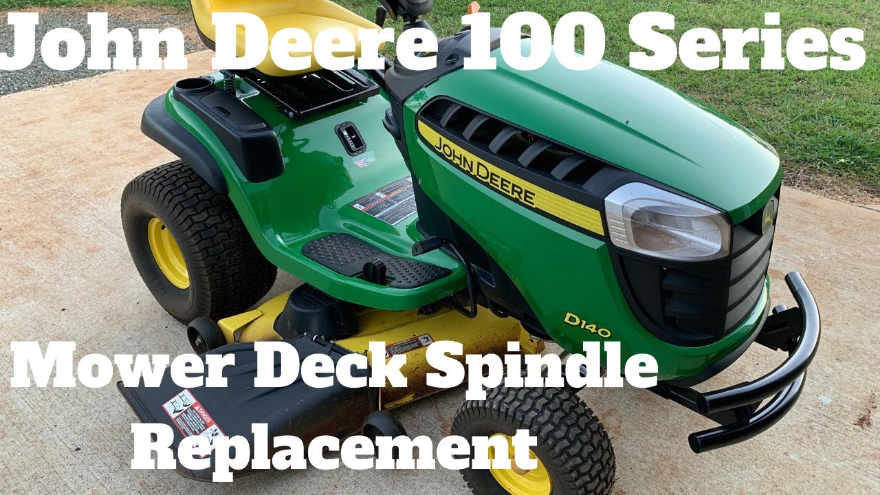 John Deere 100 Series Mower Deck Spindle Replacement