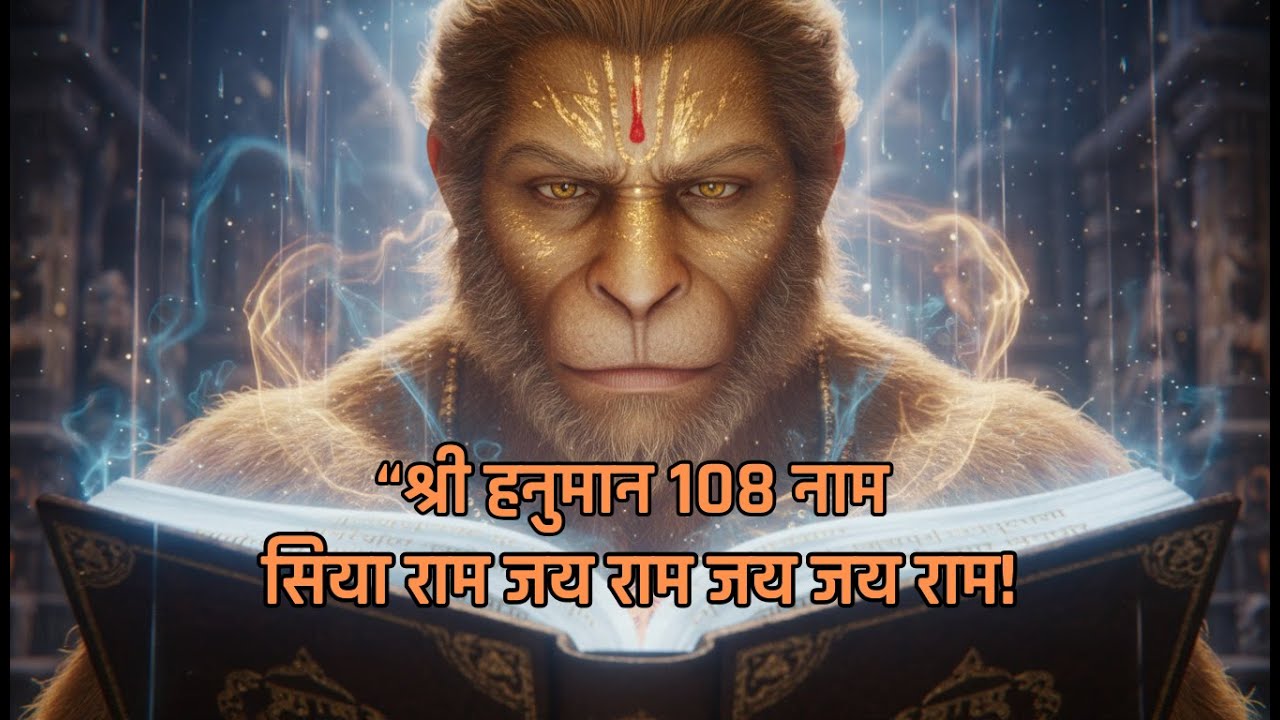 “श्री हनुमान 108 नाम भजन | Shri Anjaneya Ashtottara Shatanamavali Kirtan”