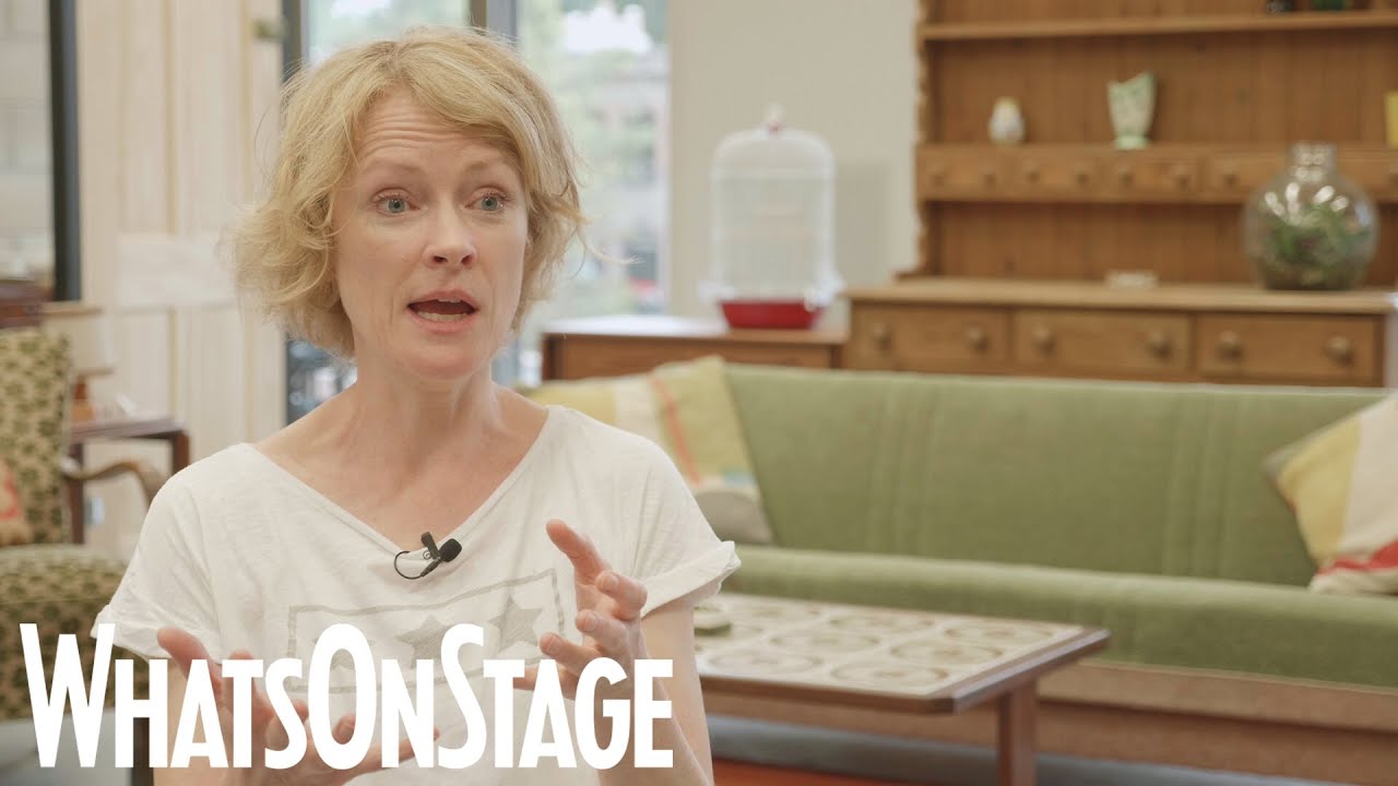 Claire Skinner, Toby Stephens and Patricia Hodge in rehearsals for A Day in the Death of Joe Egg