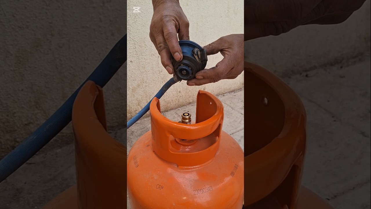 how to remove cooking gas regulator #tutorial #tutorialyoutube #tutorials #shorts #short #tips
