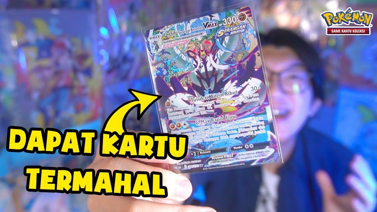 UNBOXING 100 PACK TERBAIK - Master Serangan Beruntun Kartu Pokemon Indonesia