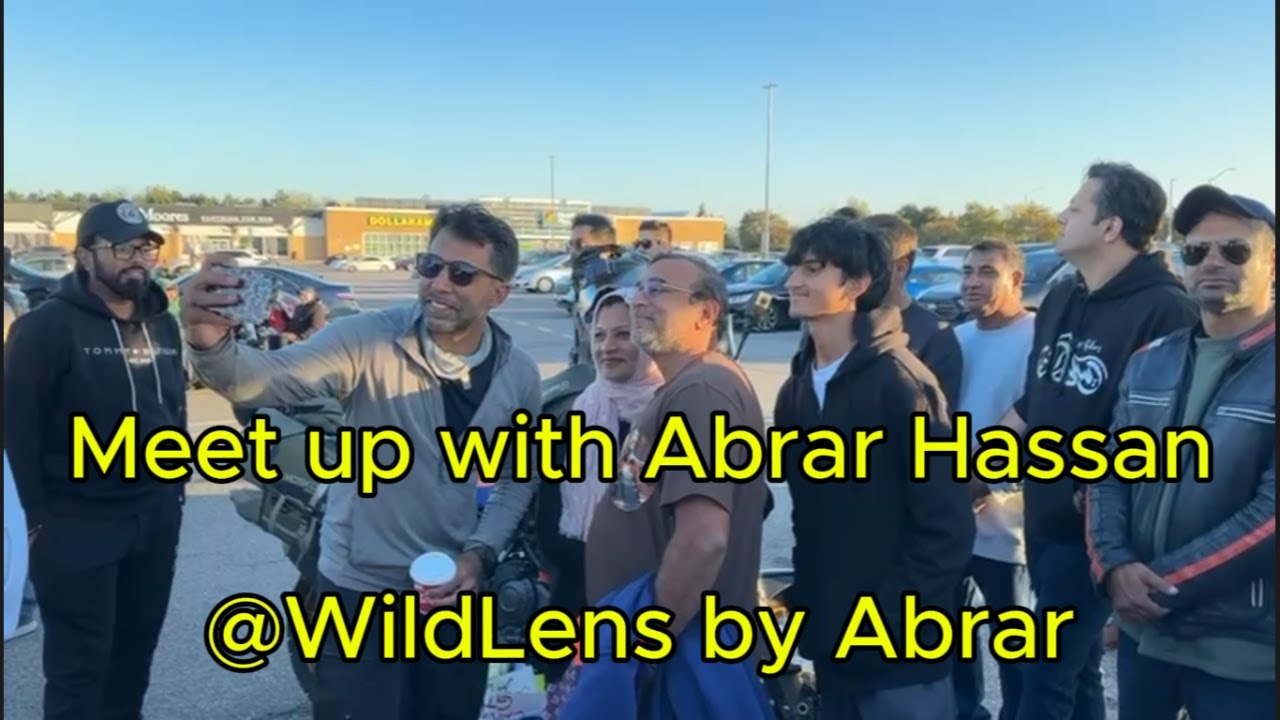 Meet up with Abrar Hassan @WildlensbyAbrar on Oct 17th in Hyde Park Gate Oakville. Toronto