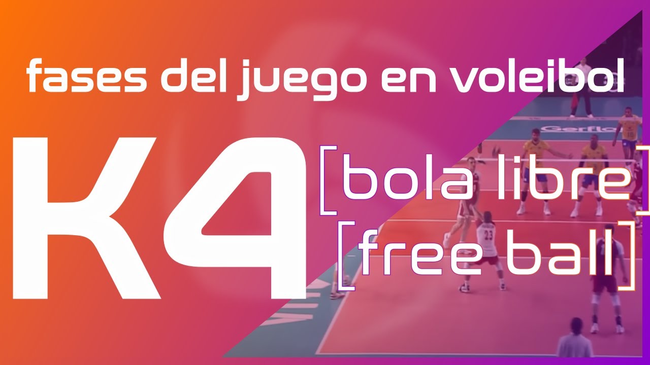 Complejo k4. Bola libre o free ball, fases del juego