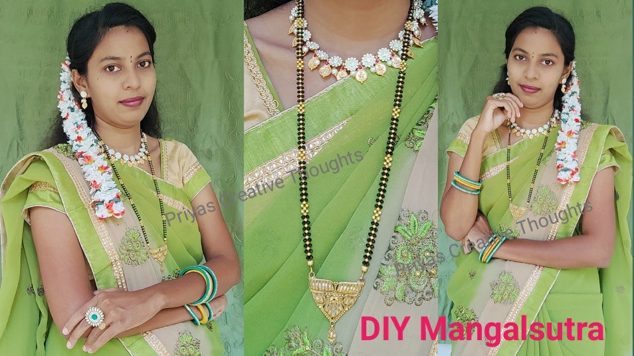 How to make Mangalsutra | DIY Mangalsutra | Mangalsutra making at home | Part 3 | Black beads