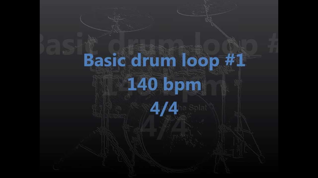 Basic drum loop #1 (140 bpm)