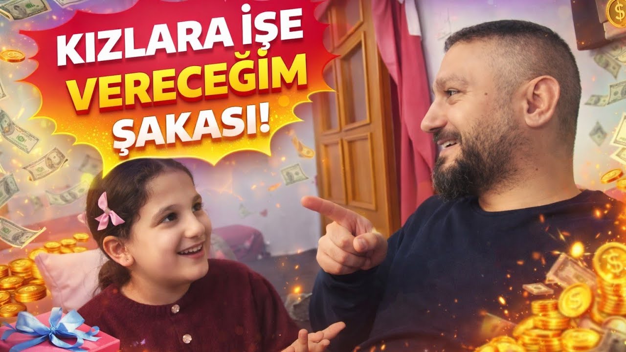 VLOG 15 / RÜYA YA HEDİYEM / KIZLARA OKULDAN ALIP İŞE VERECEGİM ŞAKASI / TEPKİLERİ / HAYAL RUYA