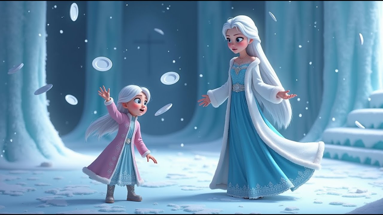 Elsa, la Maternité et sa Fille Espiègle | La Reine des Neiges et son Étoile, la Petite Princesse