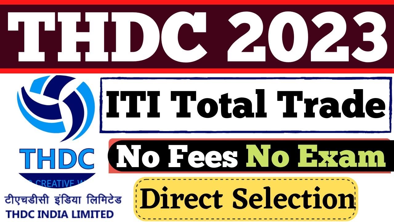 Thdc new Recruitment 2022 | Thdc apprentice vacancy 2022 | Thdc notification 2022 | Thdc Recruitment