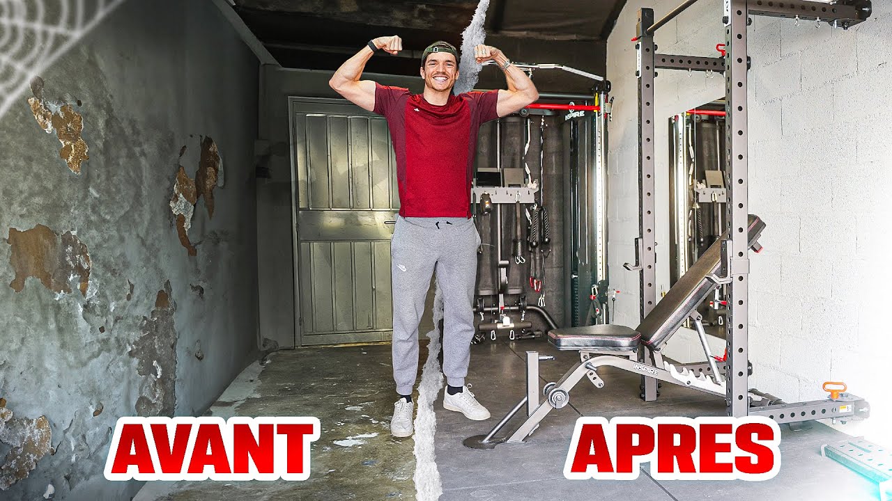 Je construis ENFIN le home gym de mes rêves ! * Transformation extrême *