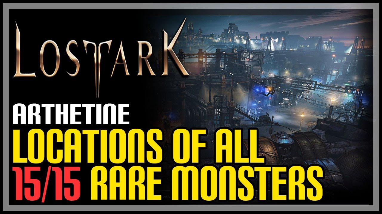 All Arthetine Monster Locations Lost Ark