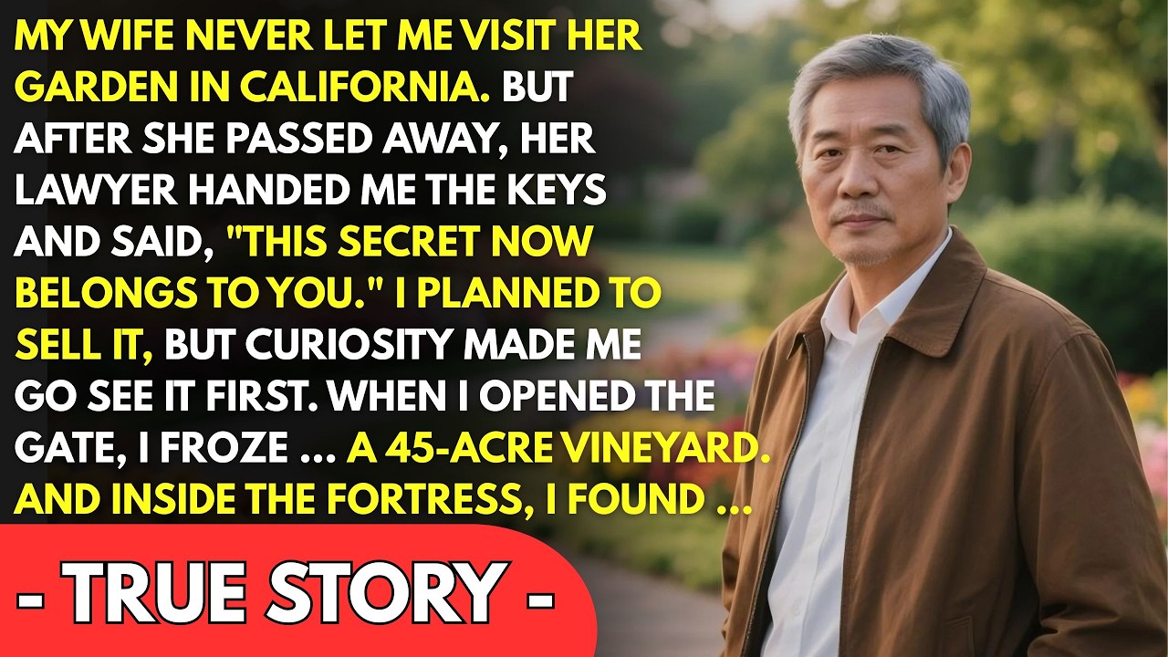My Wife Kept Me Away From Her Garden in California — After She Died, I Was Shocked By What I Saw