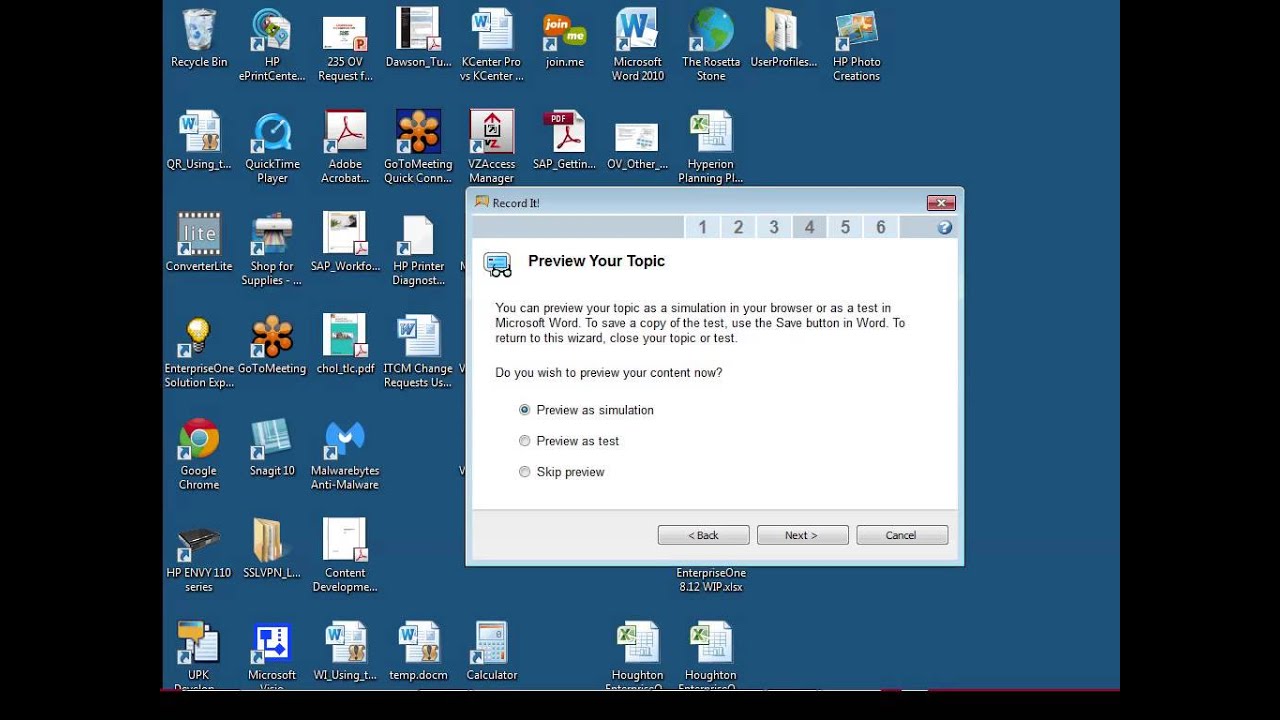 How to Use Record It! in UPK