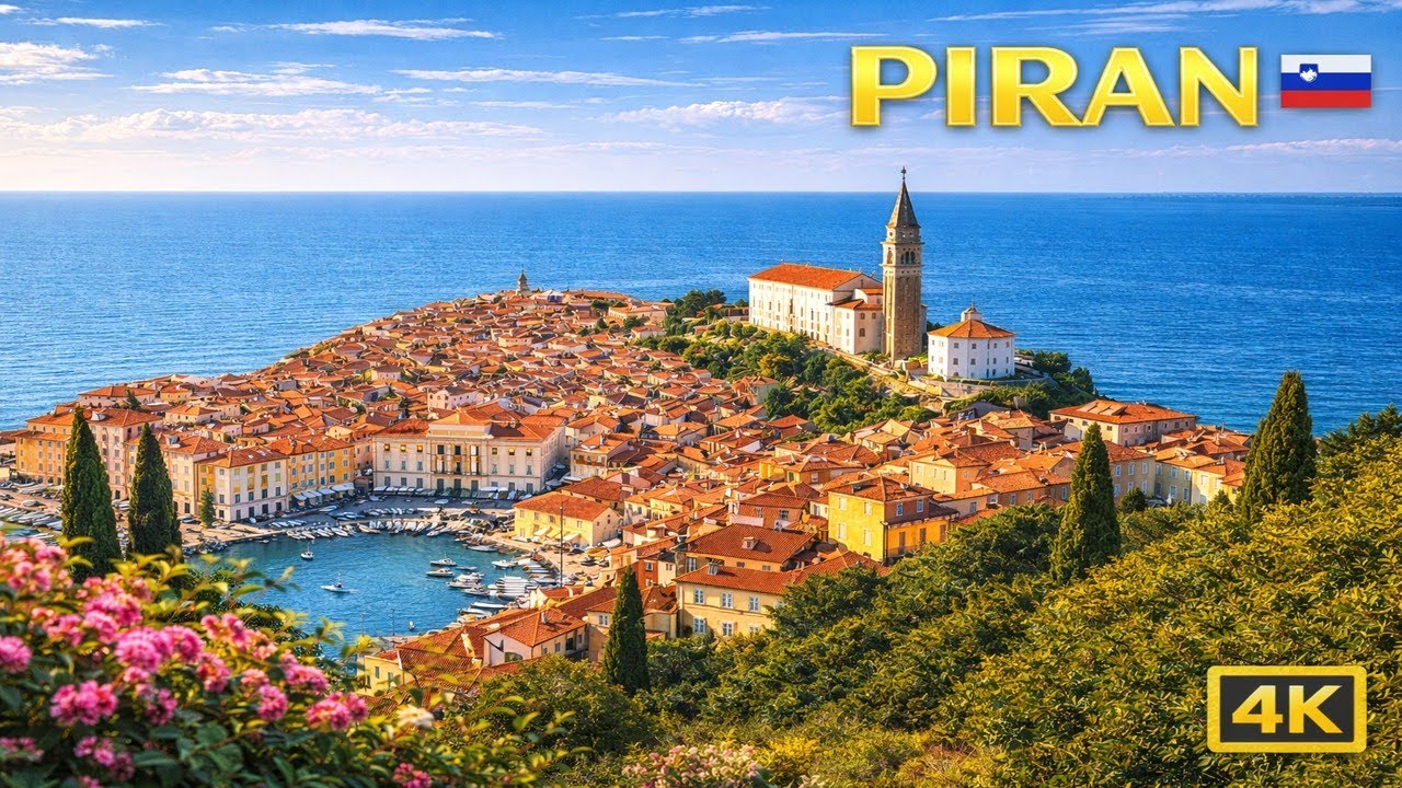 Walking in Piran, Slovenia 🇸🇮 | 4K City Tour