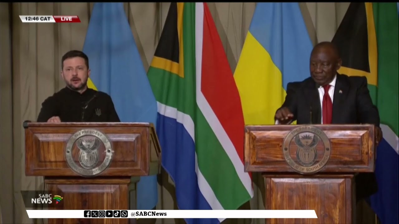 Ramaphosa hosts Zelenskyy on first official visit to SA