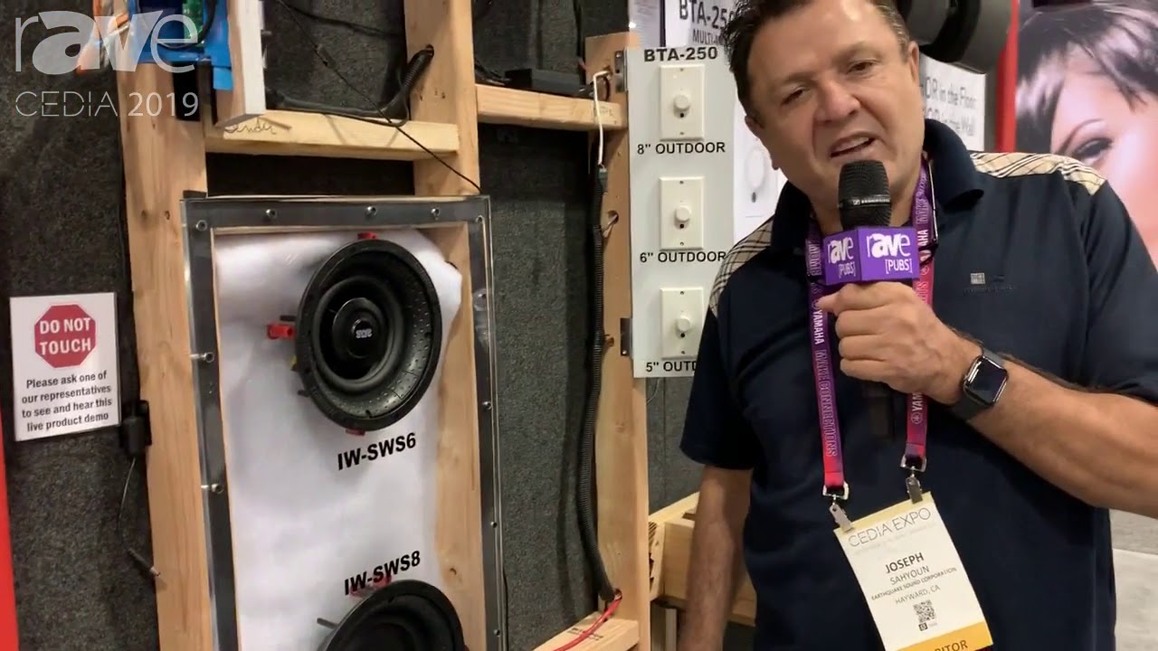 CEDIA 2019: Earthquake Sound Talks About IW-SWS6 In-Wall Subwoofer