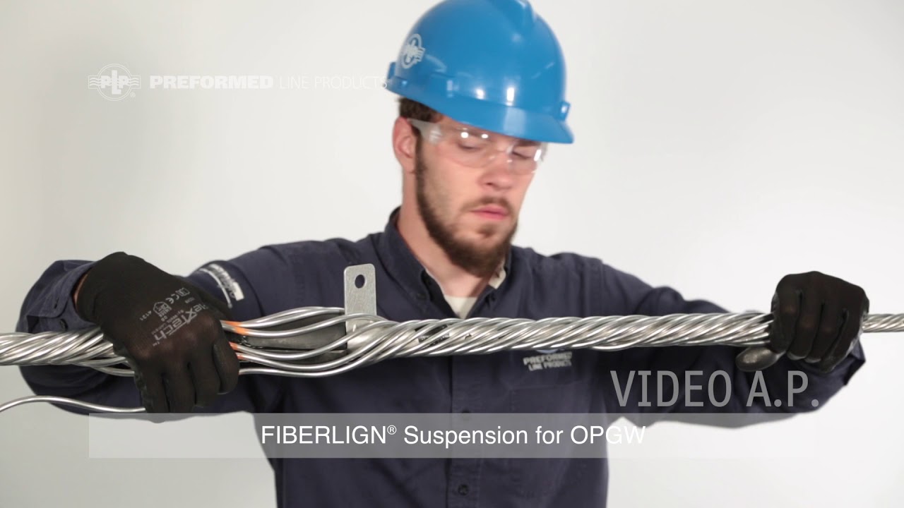 Подвеска FIBERLIGN® для OPGW — видео по установке