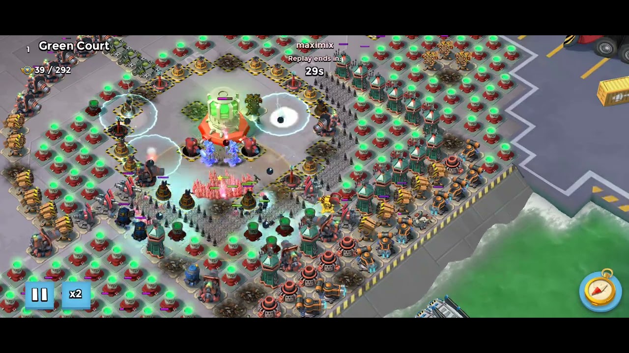 Boom beach. 3 great hits on consecutive ops (Redline Solo, GC rush, OW solo)