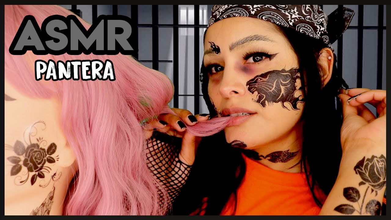 PANTERA ☠️ La chica ANTIPÁTICA  de la PRISIÓN 🤟 JUEGA con tu cabello I ASMR en ESPAÑOL I Ges ASMR