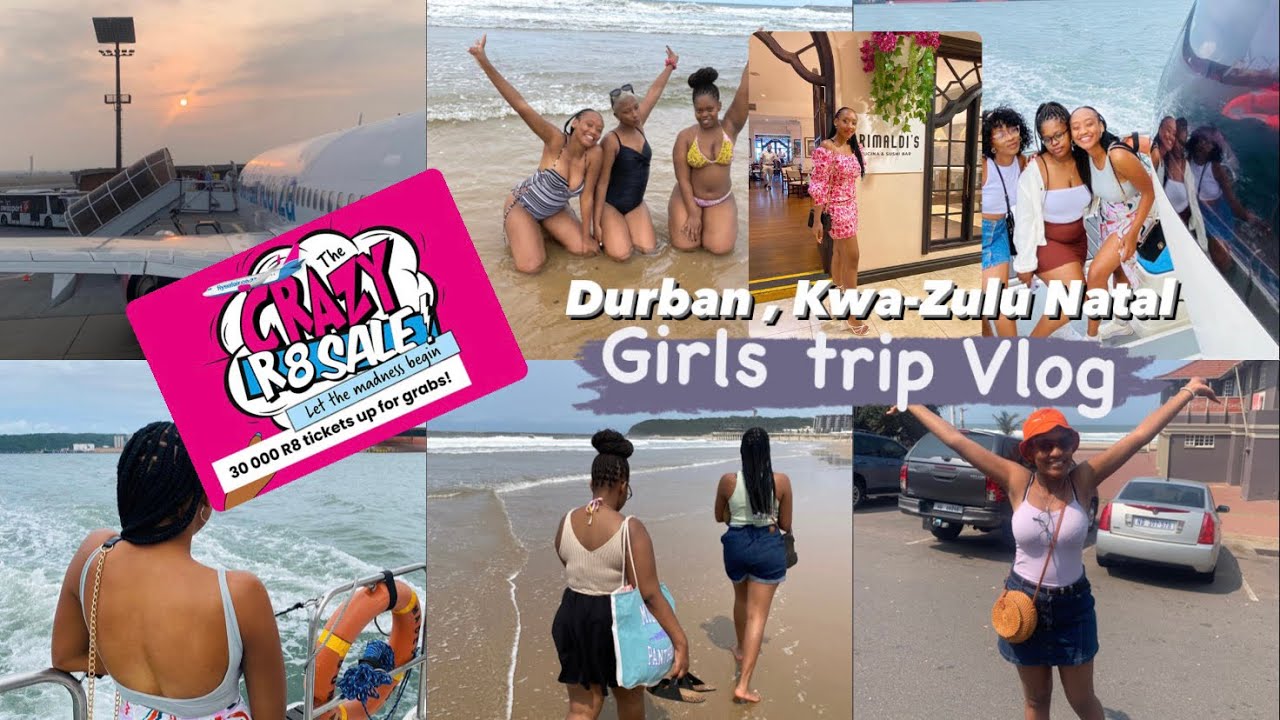 vacay vlog: Flysafair’s R8 flight tickets = girls trip to Durban !!