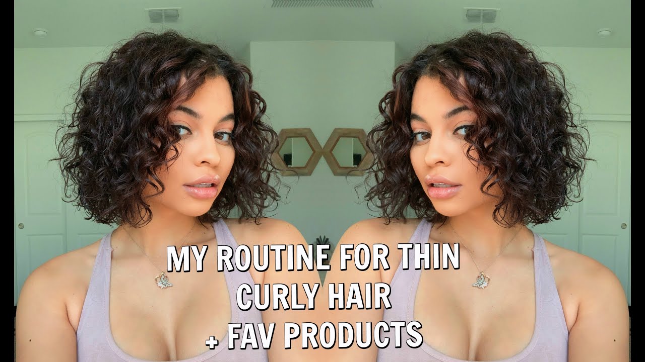 My Routine For THIN CURLY HAIR (MUST TRY THESE PRODUCTS!)